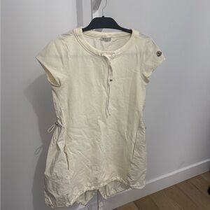 Moncler Cream Mini Dress